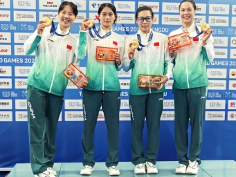 成都世运会蹼泳项目收官，广西健儿收获2金1铜